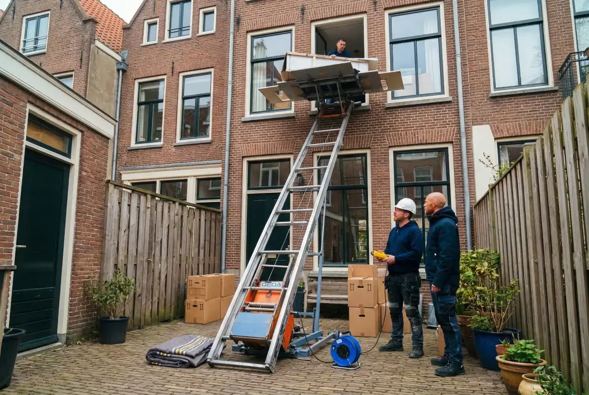 Gedalift bij een verhuizing in Almere