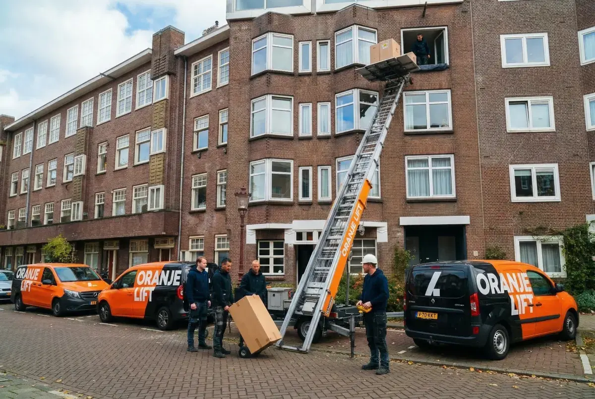Verhuislift bij hoogbouw Almere